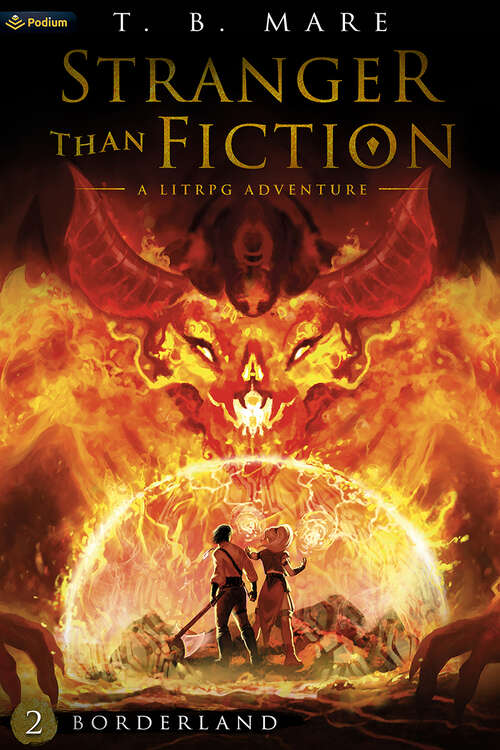 Book cover of Borderland: A LitRPG Adventure (Stranger Than Fiction)