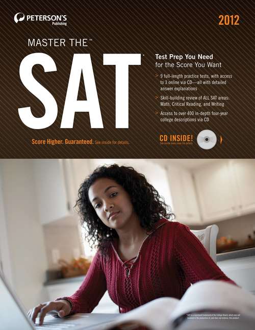 Book cover of Master the SAT 2012