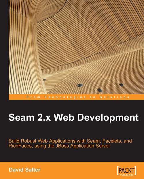 Book cover of Seam 2.x Web Development