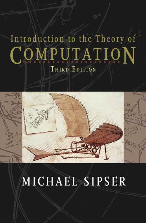 Book cover of Introduction to the Theory of Computation (Third Edition)