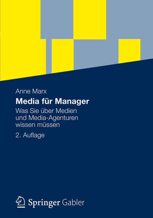 Book cover of Media für Manager