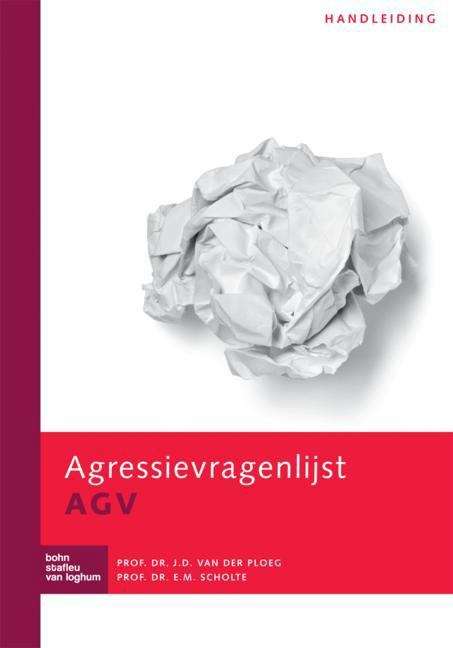 Book cover of Agressievragenlijst AGV: Handleiding