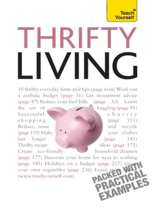 Book cover of Thrifty Living: A Teach Yourself Guide
