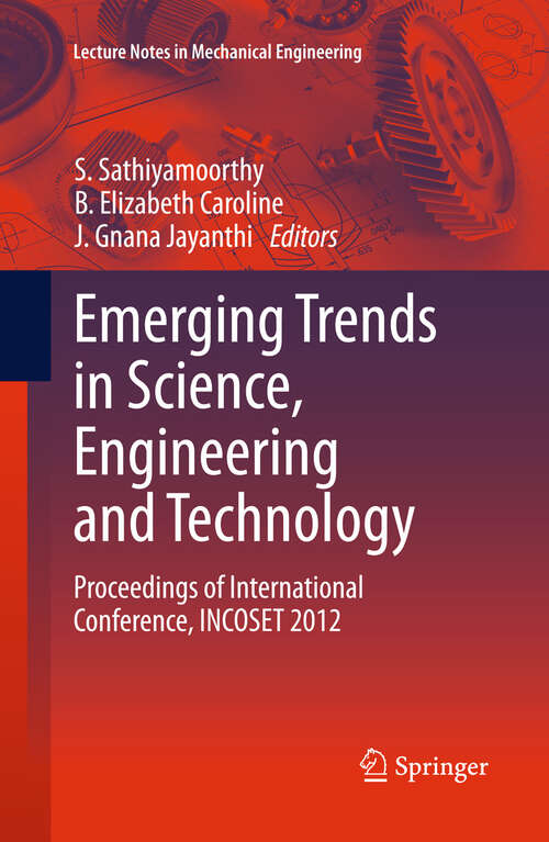 Book cover of Emerging Trends in Science, Engineering and Technology