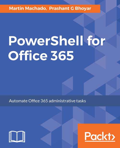 Book cover of PowerShell for Office 365