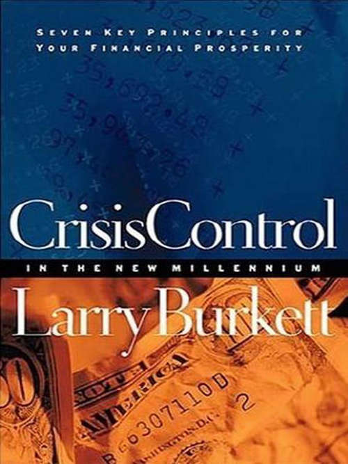 Book cover of Crisis Control For 2000 and Beyond:  Boom or Bust?