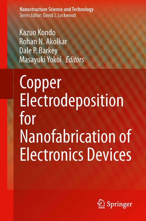 Book cover of Copper Electrodeposition for Nanofabrication of Electronics Devices