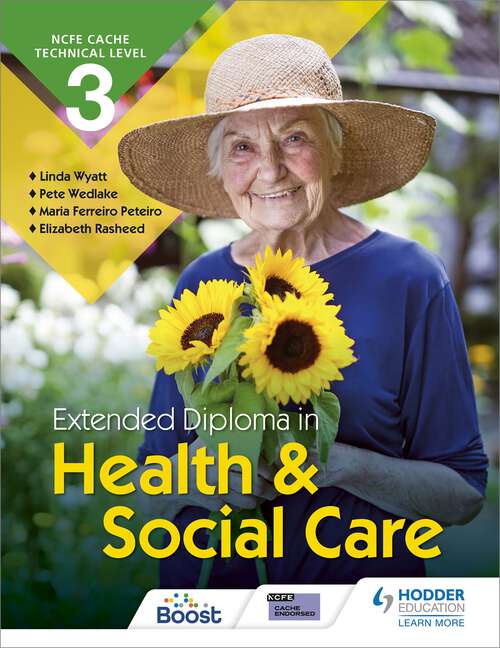 Book cover of CACHE Technical Level 3 Extended Diploma in Health and Social Care