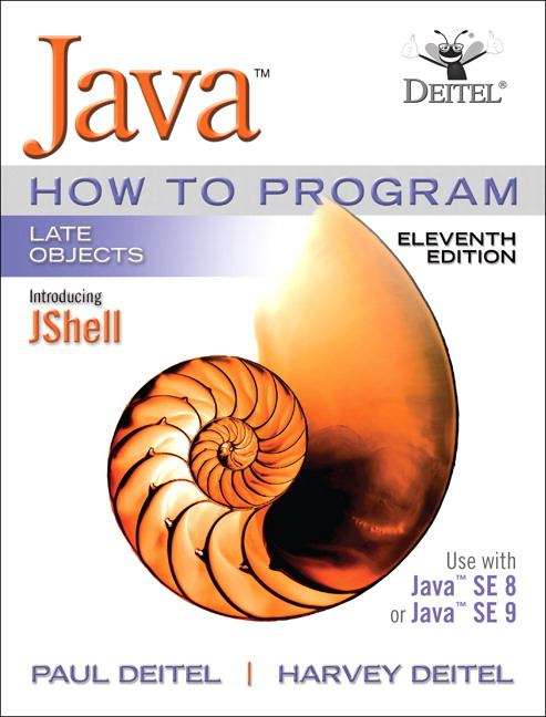 Java How To Program, Late Objects
