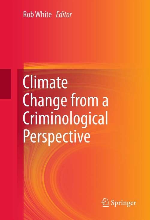 Book cover of Climate Change from a Criminological Perspective