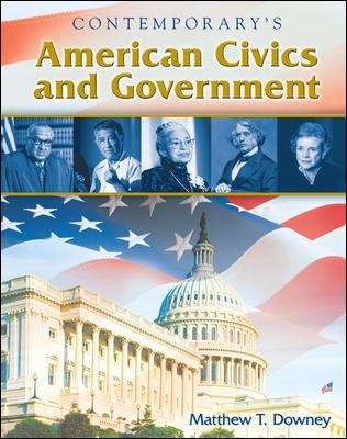 Book cover of Contemporary's American Civics and Government