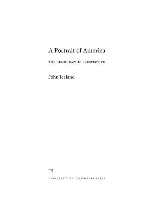 Book cover of A Portrait of America