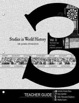 Book cover of Studies in World History Volume 3 (Teacher Guide)