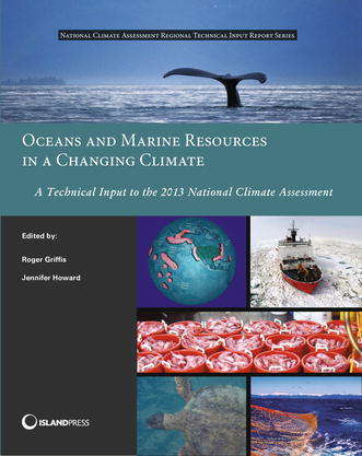 Book cover of Oceans and Marine Resources in a Changing Climate