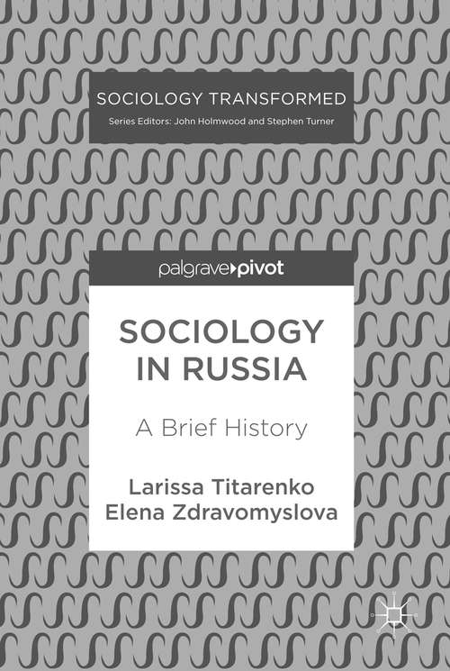 Book cover of Sociology in Russia