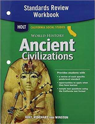 Book cover of World History: Standards Review Workbook Grades 6-8 Ancient Civilizations