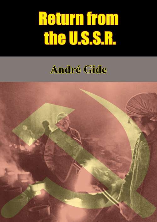 Book cover of Return from the U.S.S.R.: Retour De L' U. R. S. S.