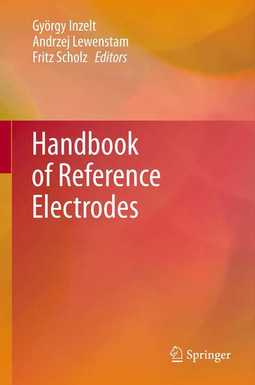 Book cover of Handbook of Reference Electrodes