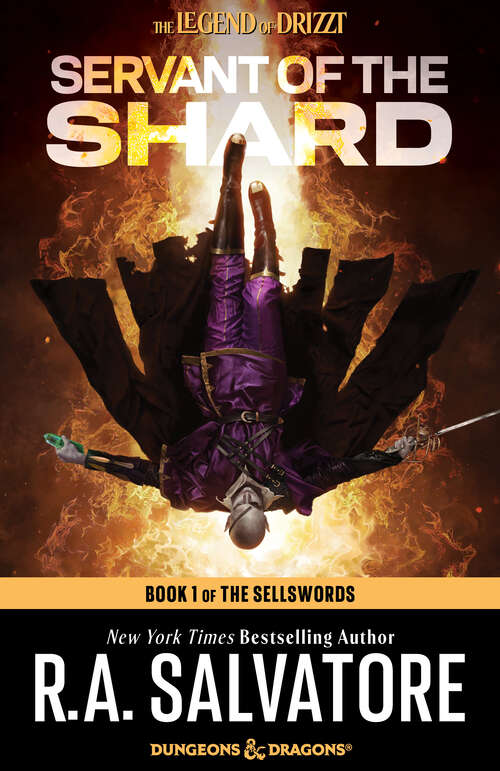 Book cover of Servant of the Shard: The Legend of Drizzt (The Legend of Drizzt #14)