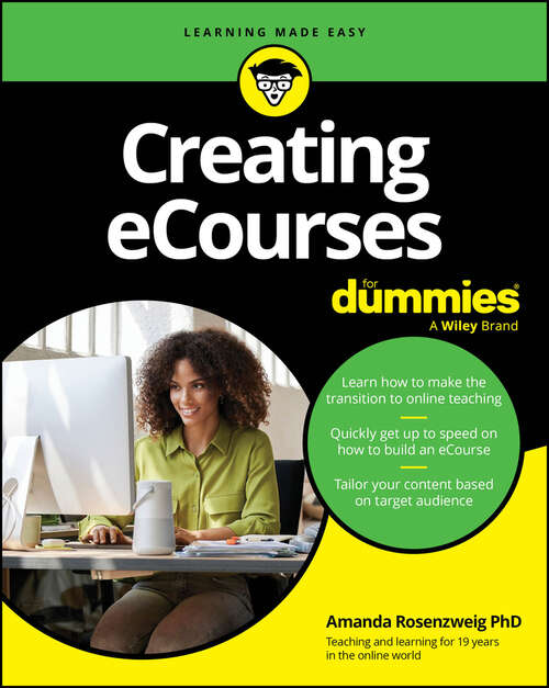 Book cover of Creating eCourses For Dummies