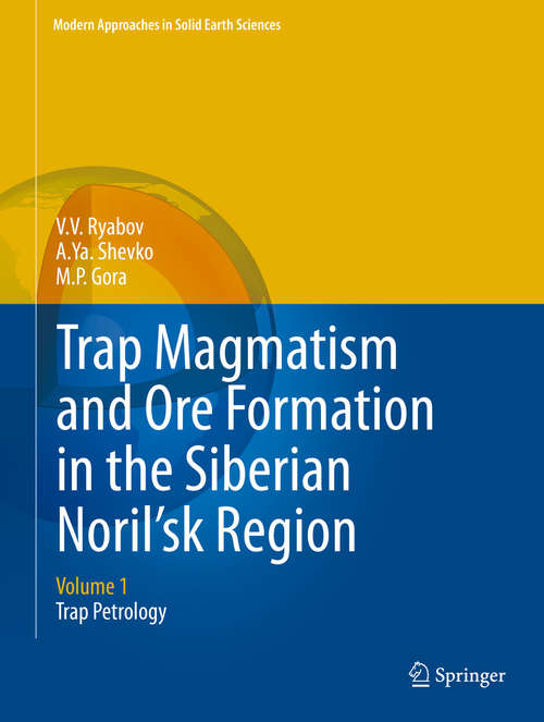 Book cover of Trap Magmatism and Ore Formation in the Siberian Noril'sk Region