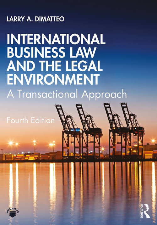 Book cover of International Business Law and the Legal Environment: A Transactional Approach (4)