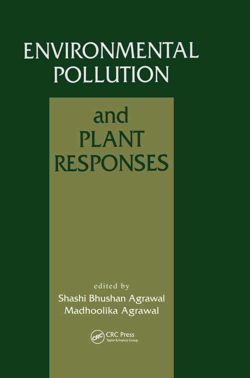 Book cover of Environmental Pollution and Plant Responses