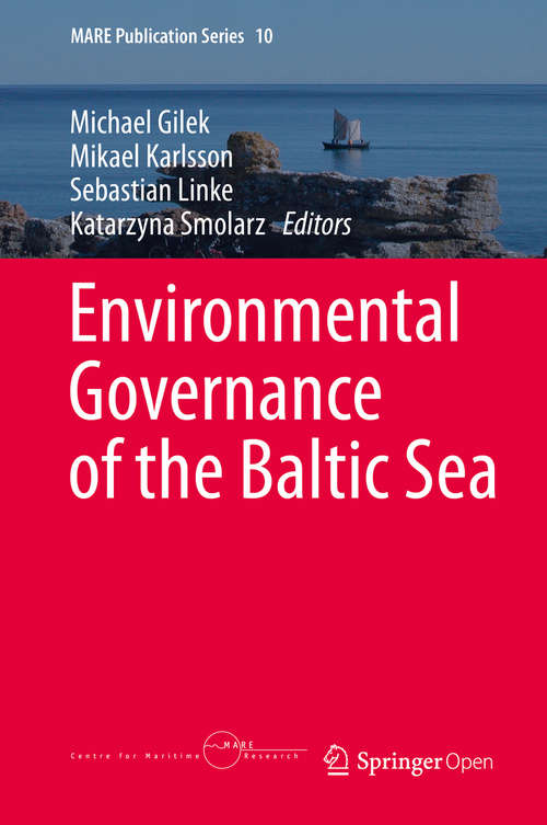 Book cover of Environmental Governance of the Baltic Sea