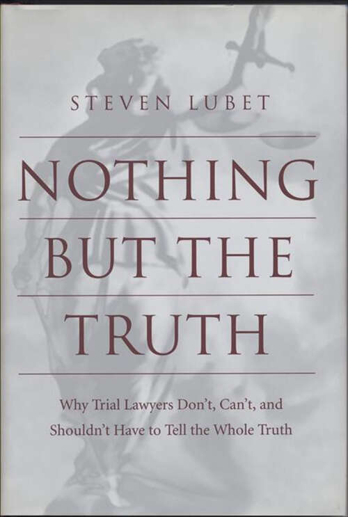 Book cover of Nothing but the Truth