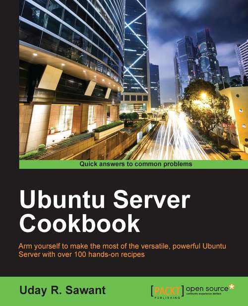 Book cover of Ubuntu Server Cookbook