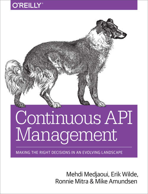 Book cover of Continuous API Management: Making the Right Decisions in an Evolving Landscape
