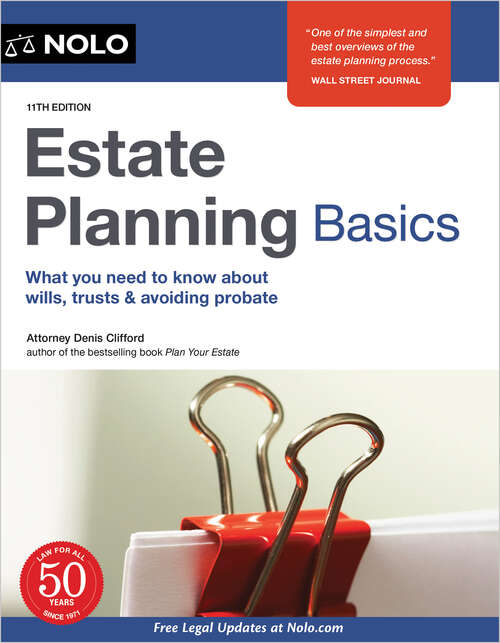 Book cover of Estate Planning Basics (Eleventh Edition)