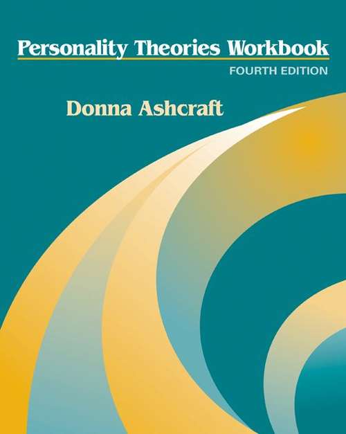Book cover of Personality Theories Workbook (4th edition)