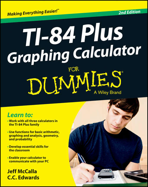 Book cover of Ti-84 Plus Graphing Calculator For Dummies