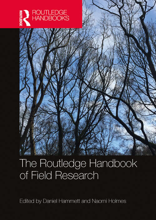 Book cover of The Routledge Handbook of Field Research (1)