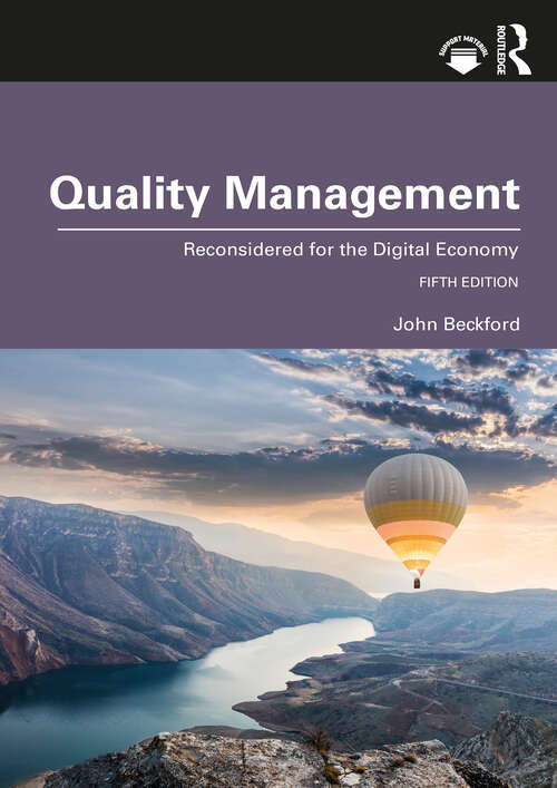 Book cover of Quality Management: Reconsidered for the Digital Economy (5)