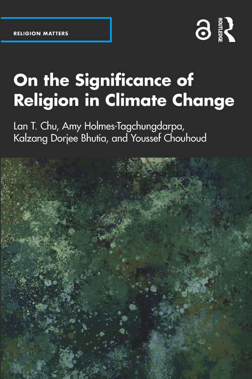 Book cover of On the Significance of Religion in Climate Change (1) (Religion Matters)