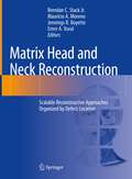 Matrix Head and Neck Reconstruction: Scalable Reconstructive Approaches Organized by Defect Location