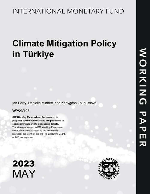 Book cover of Climate Mitigation Policy in Türkiye (Imf Working Papers)