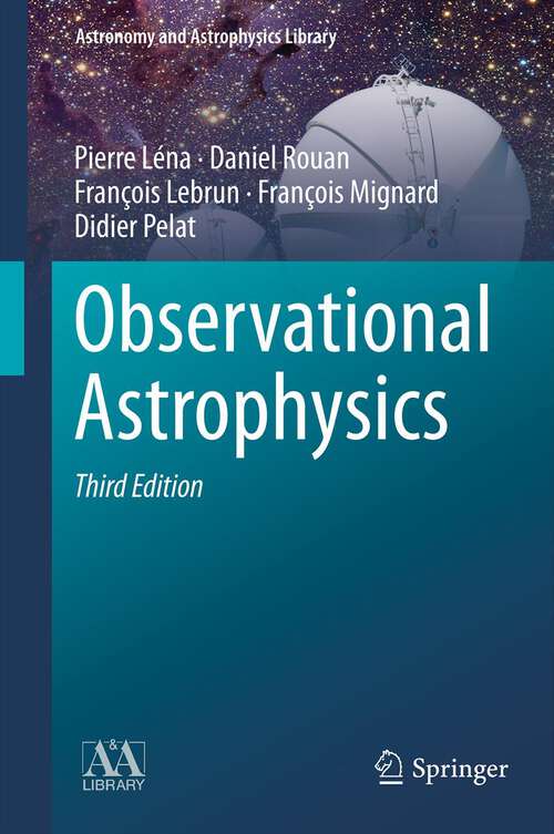 Book cover of Observational Astrophysics