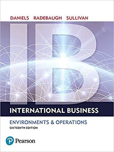 International Business: Environments and Operations (16th Edition)