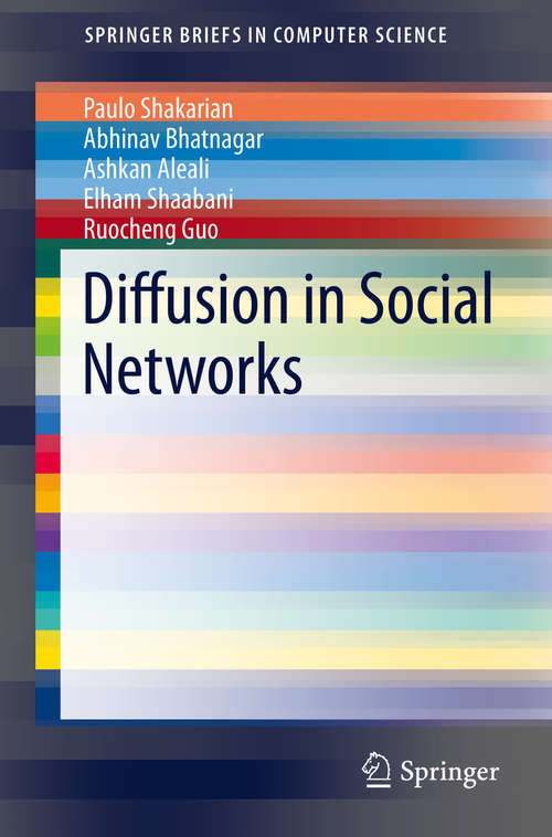 Book cover of Diffusion in Social Networks