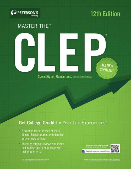 Book cover of Master the CLEP