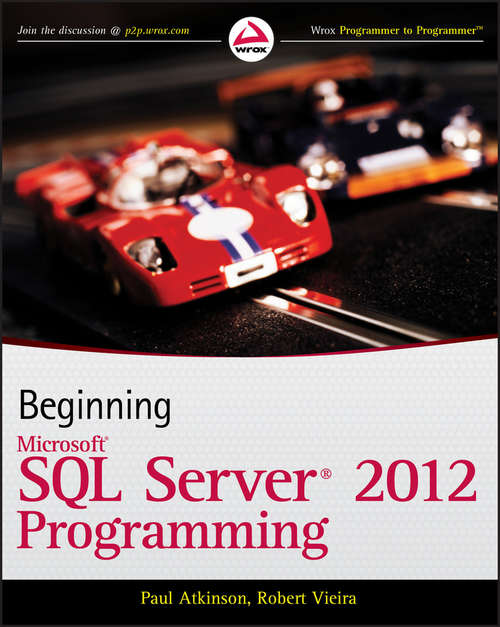 Book cover of Beginning Microsoft SQL Server 2012 Programming