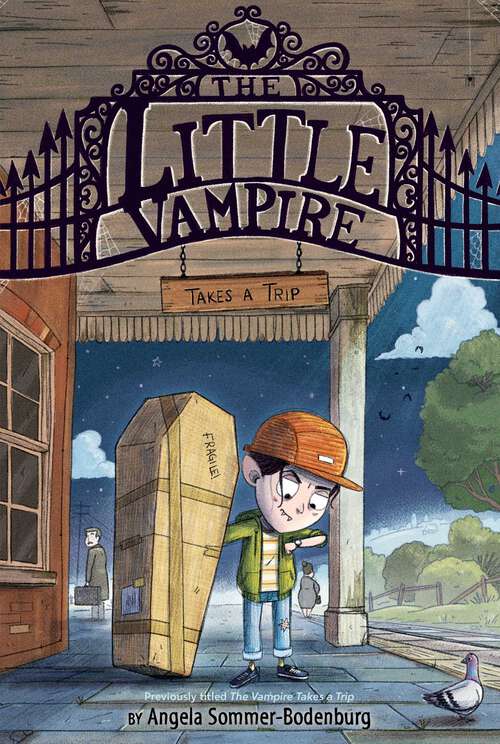 Book cover of The Little Vampire Takes a Trip (The Little Vampire #3)