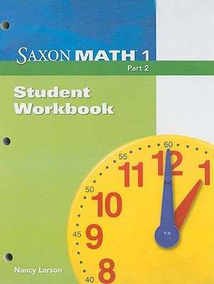 Book cover of Student Workbook, Saxon Math 1, Part 2
