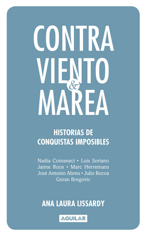 Book cover of Contra viento y marea