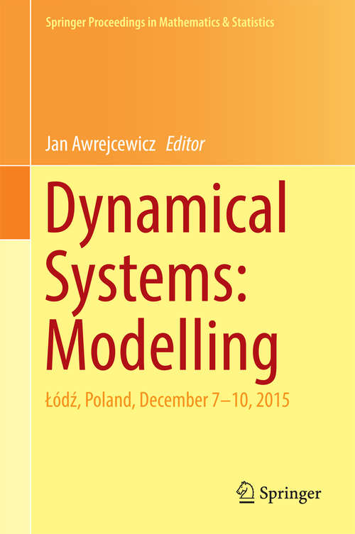 Book cover of Dynamical Systems: Modelling