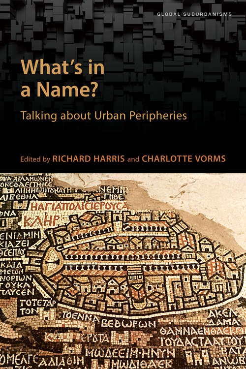 What's in a Name?: Talking about Urban Peripheries