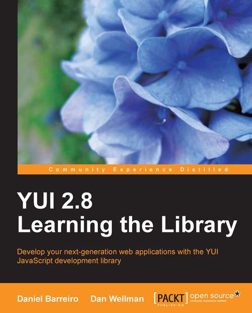 YUI 2.8: Learning the Library
